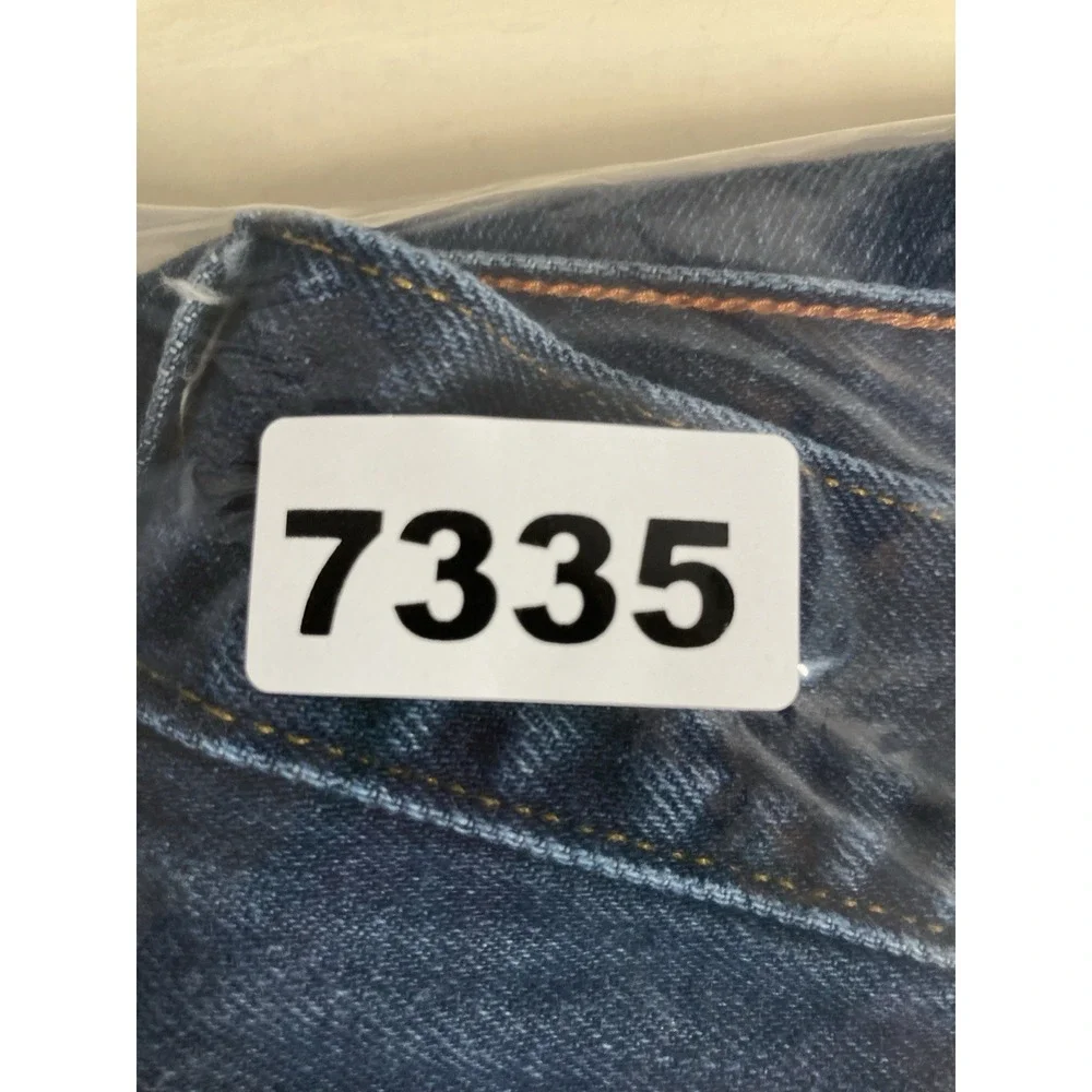 J Crew Jeans Mens 33x32‎ (32x30) Blue The Bleecker Straight Medium Wash Denim